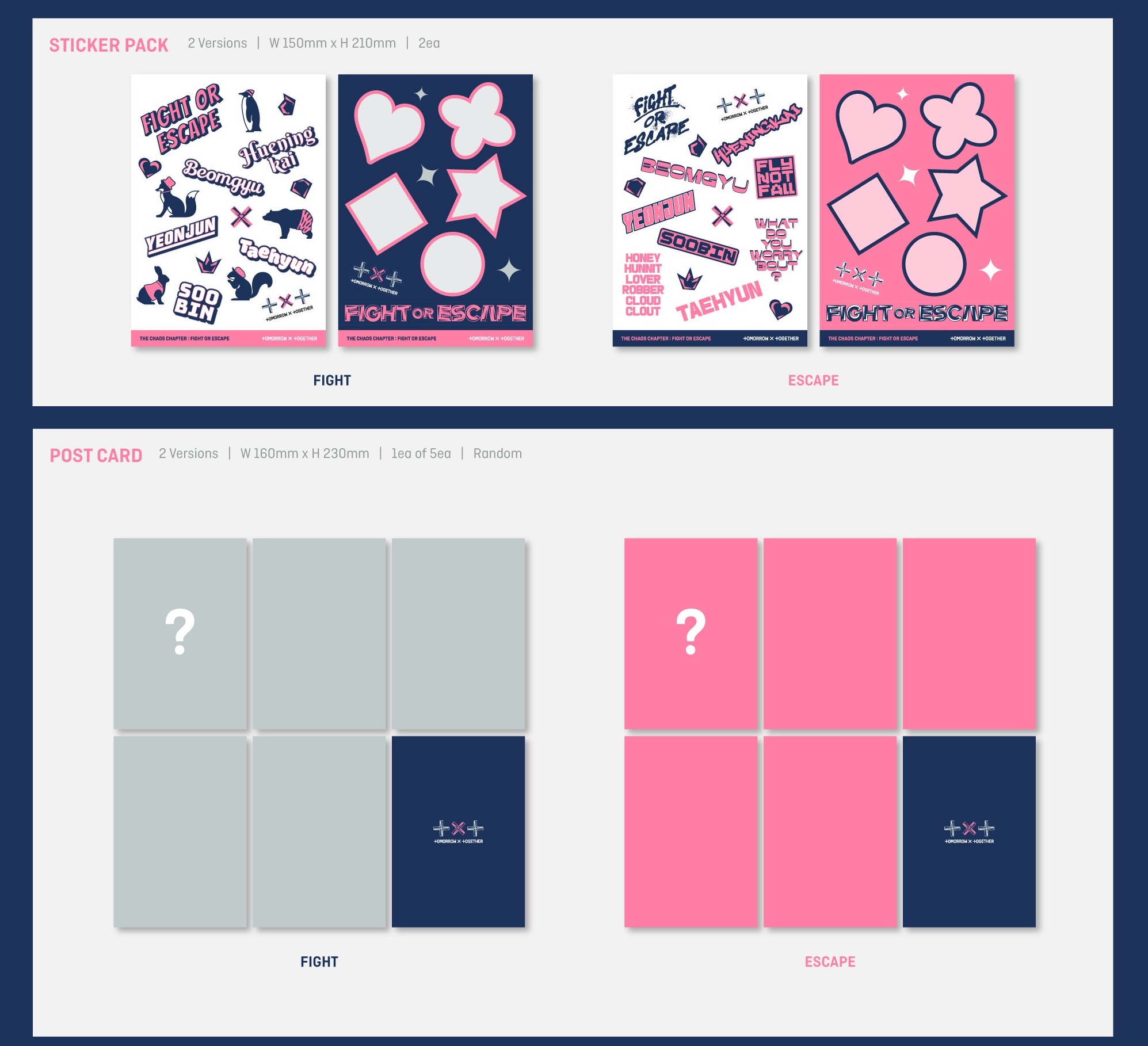 TXT - The Chaos Chapter: Fight or Escape (Versión Fight) Album kpop