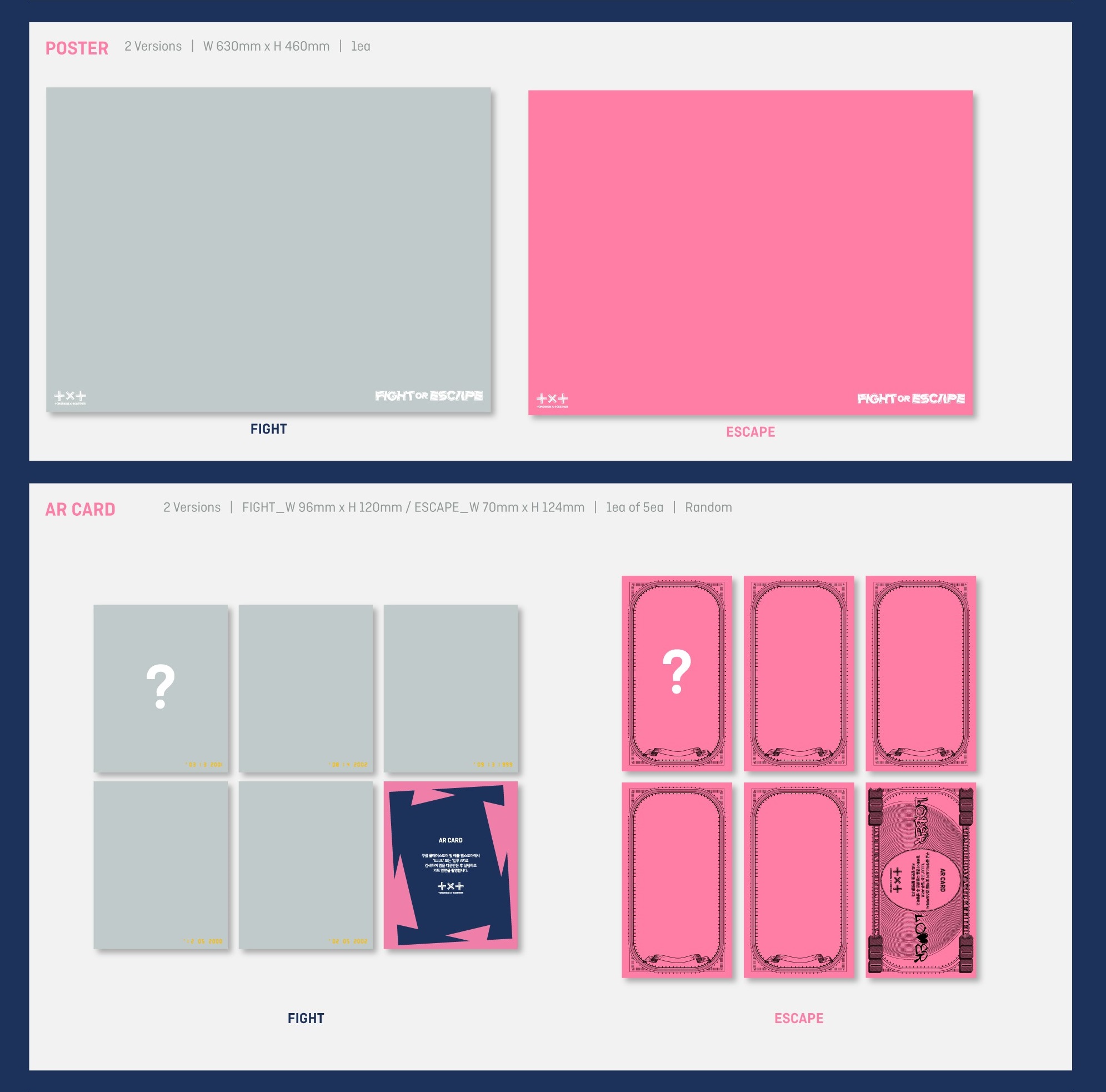 TXT - The Chaos Chapter: Fight or Escape (Versión Fight) Album kpop