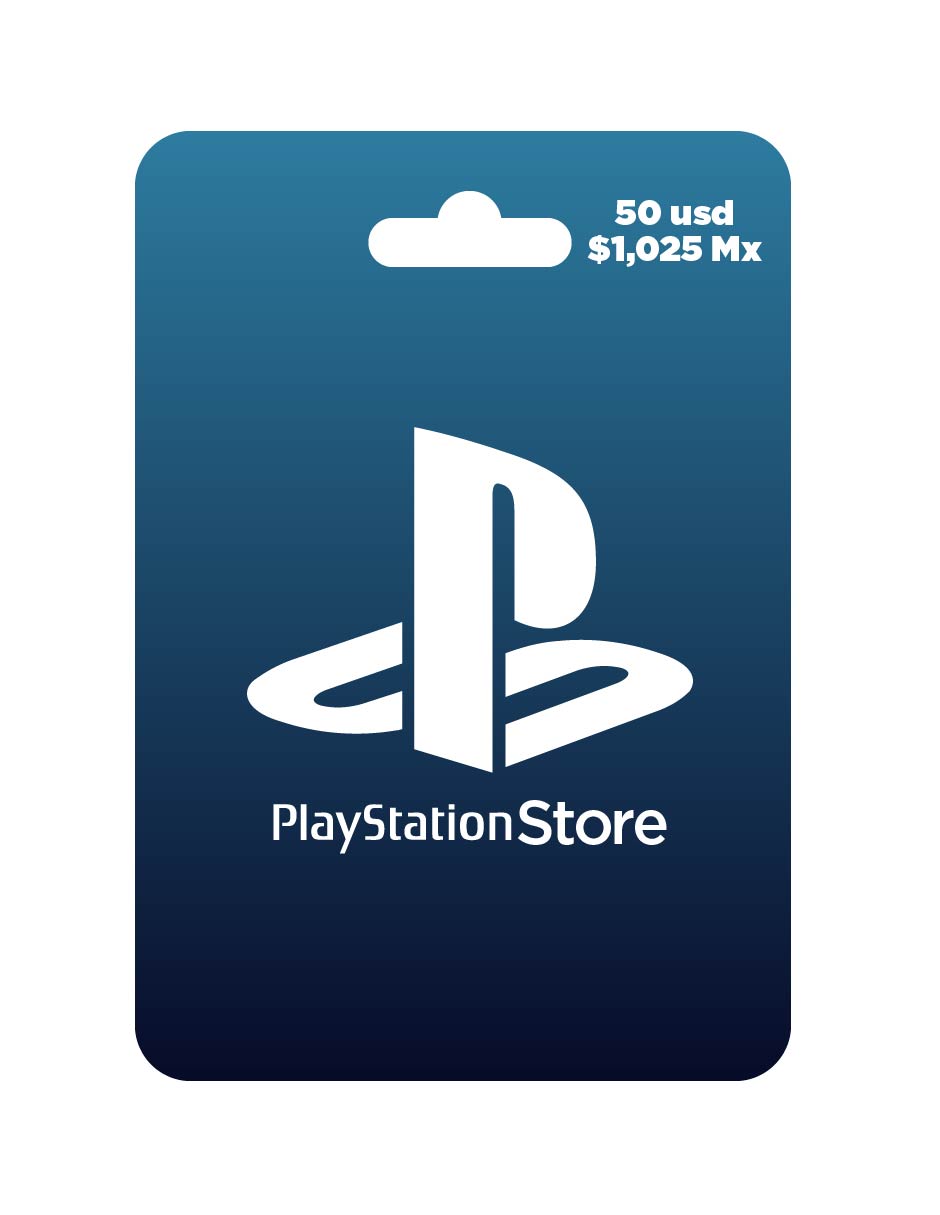 Playstation Store 50 USD $1025, tarjeta prepago, Pin Digital
