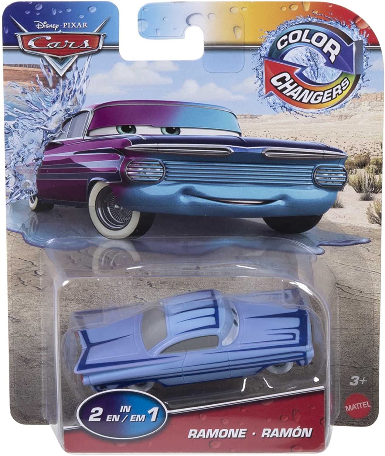 Cars Disney Pixar RAMONE Color Changer Escala 1:55