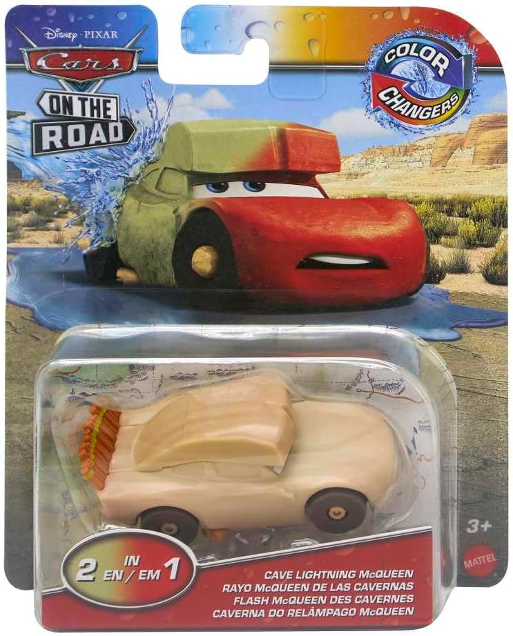 Cars Disney Pixar Rayo McQueen De las cavernas Color Changer