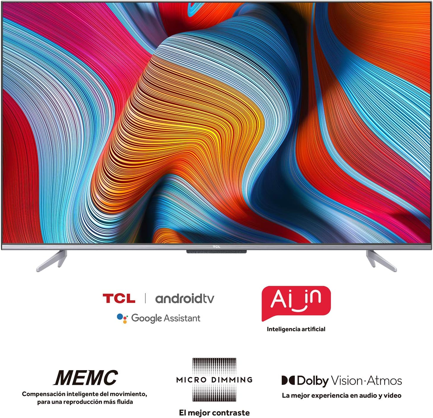 Pantalla TCL 65" 4K Smart TV LED 65A547 Android TV 4K UHD