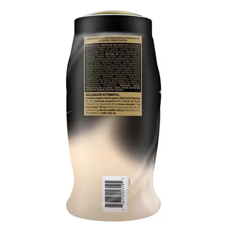 Chocolates Turin Con Relleno De Licor Baileys Vitrolero 500g