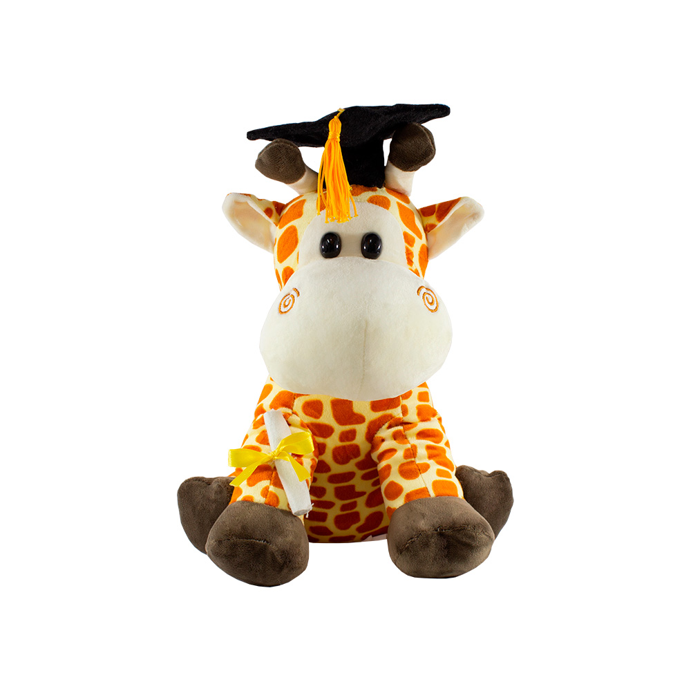 Regalo Peluche de Jirafa Graduación para Ella o El, Peluche Suave con birrete de graduación Diploma, Clase de 2023