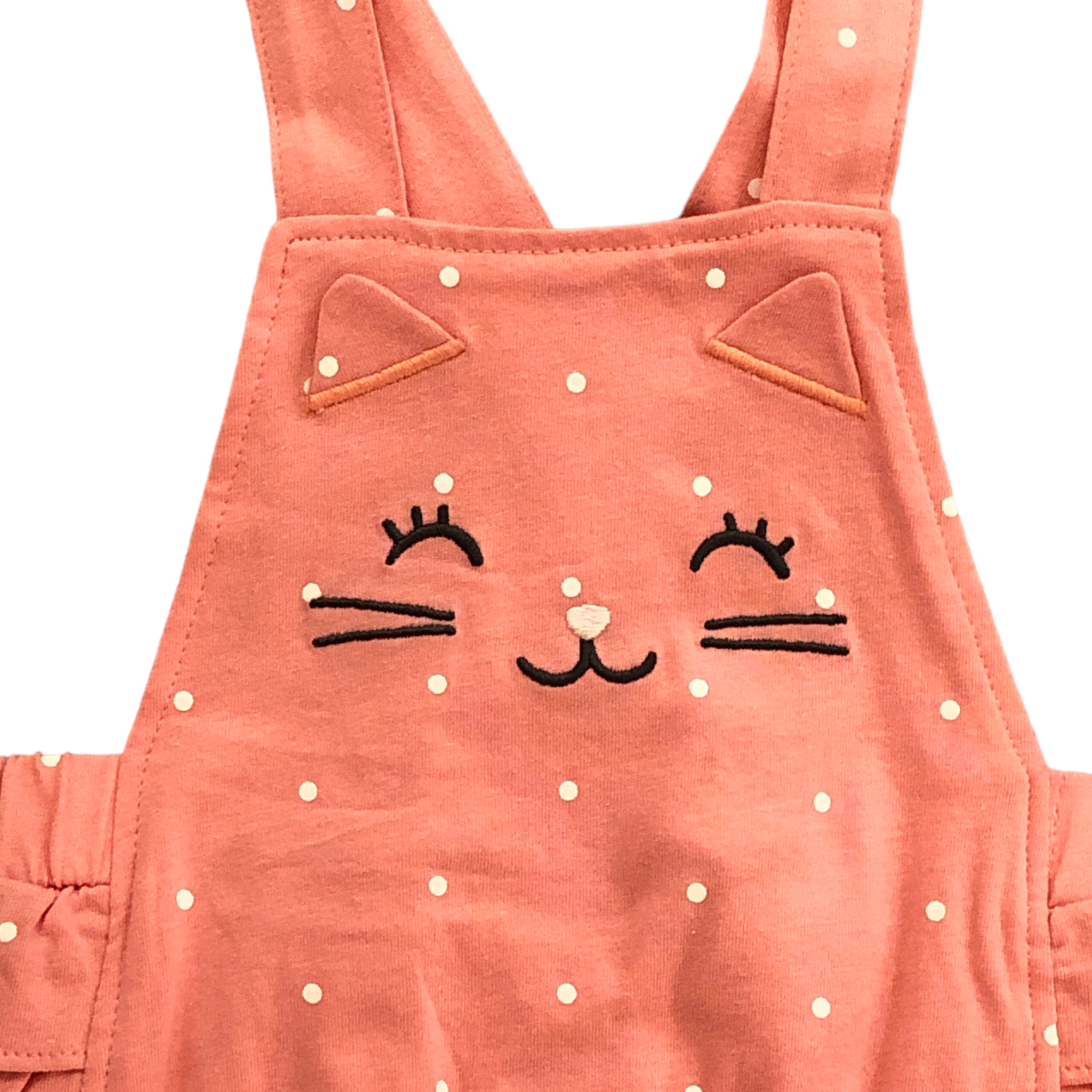 Conjunto de 2 piezas overol playera para bebé niña Carters