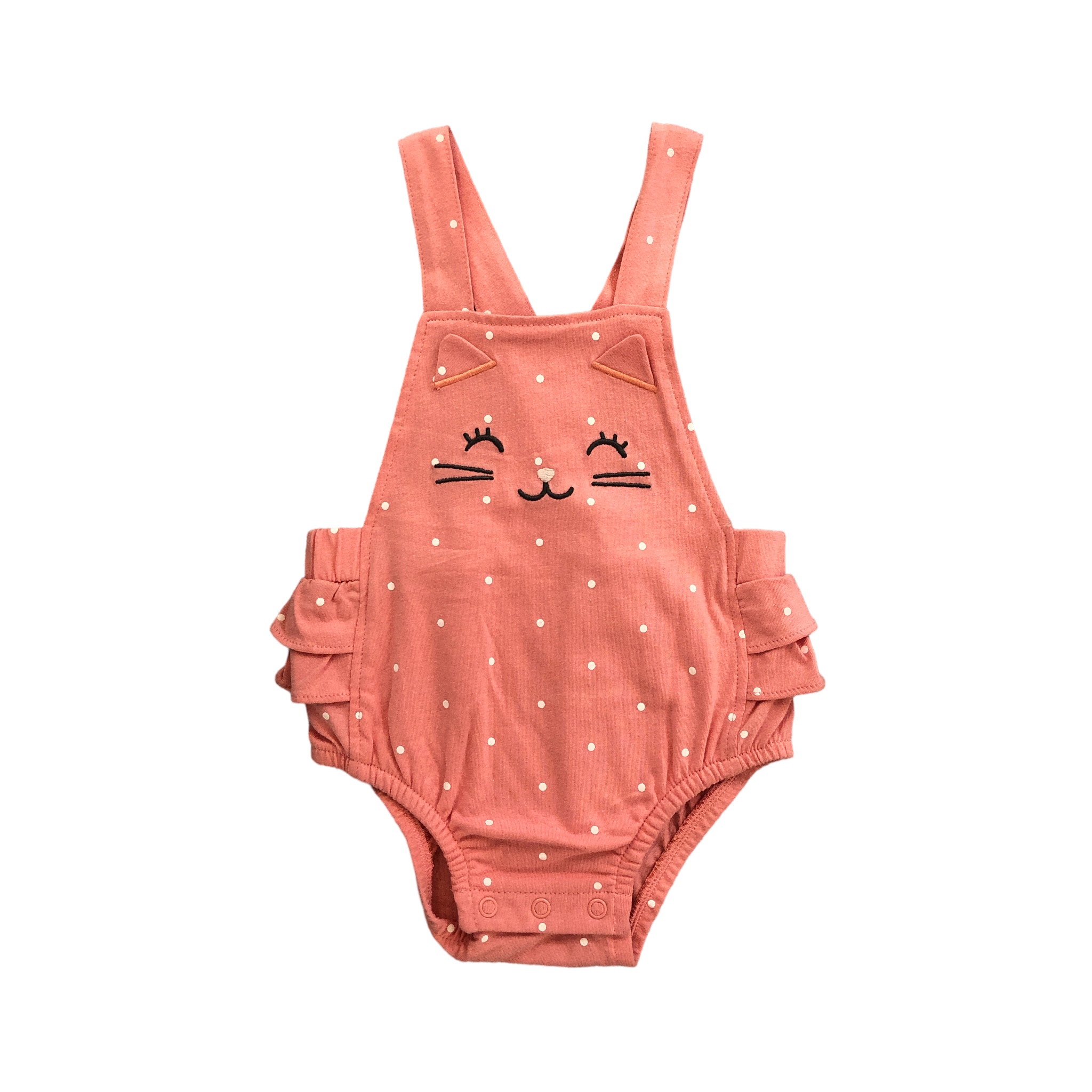 Conjunto de 2 piezas overol playera para bebé niña Carters