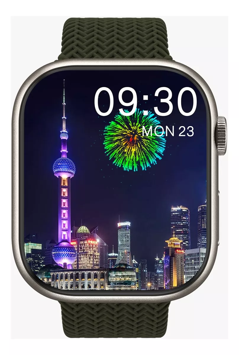 Reloj Inteligente Smartwatch Hk9 Pro Fralugio Mide Glucosa