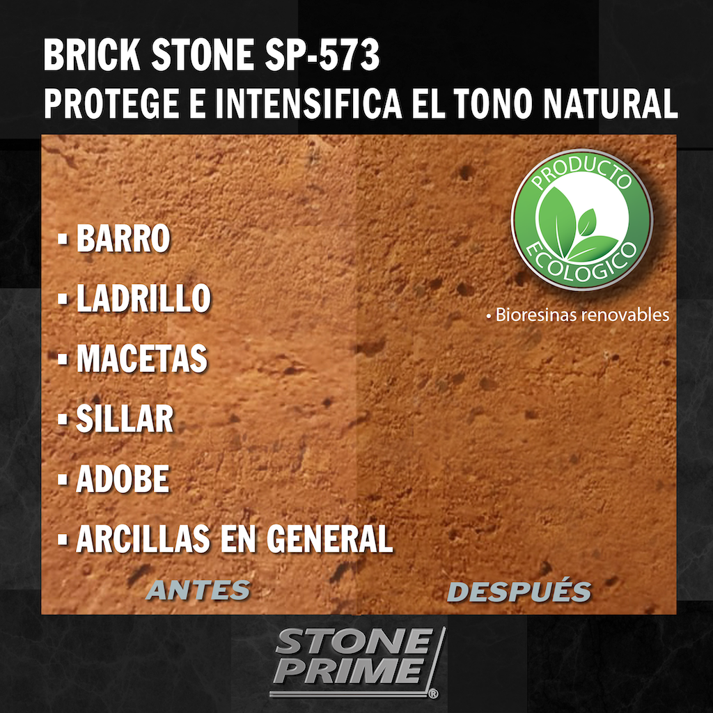 Sellador para barro y ladrillo Stone Prime Acabado húmedo 5 litros
