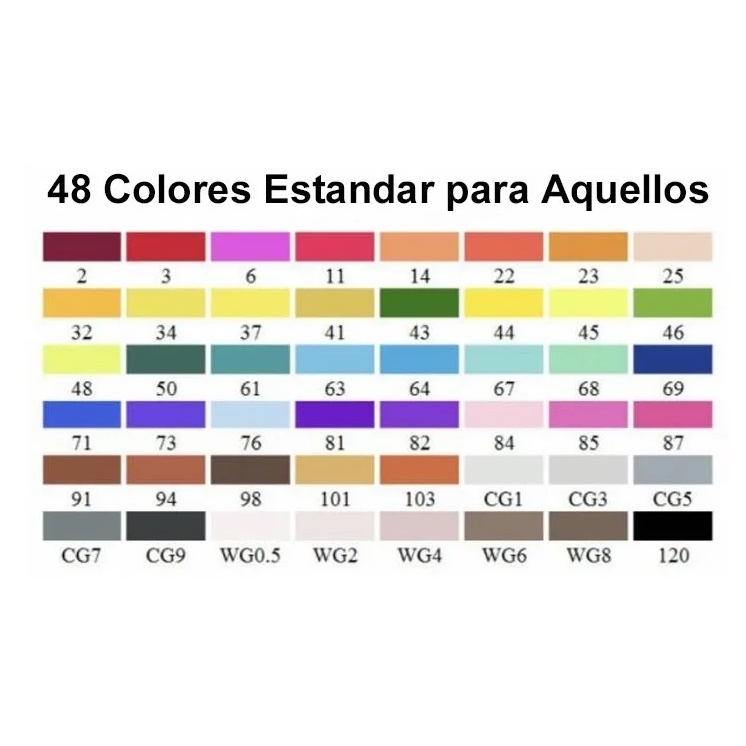 Plumones Doble Punta 48 Marcadores.