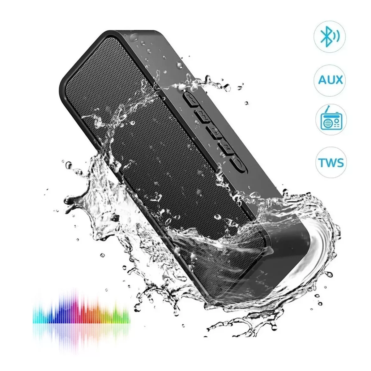 Bocina Bluetooth 5.0 Portátil Altavoces Portátiles Duales