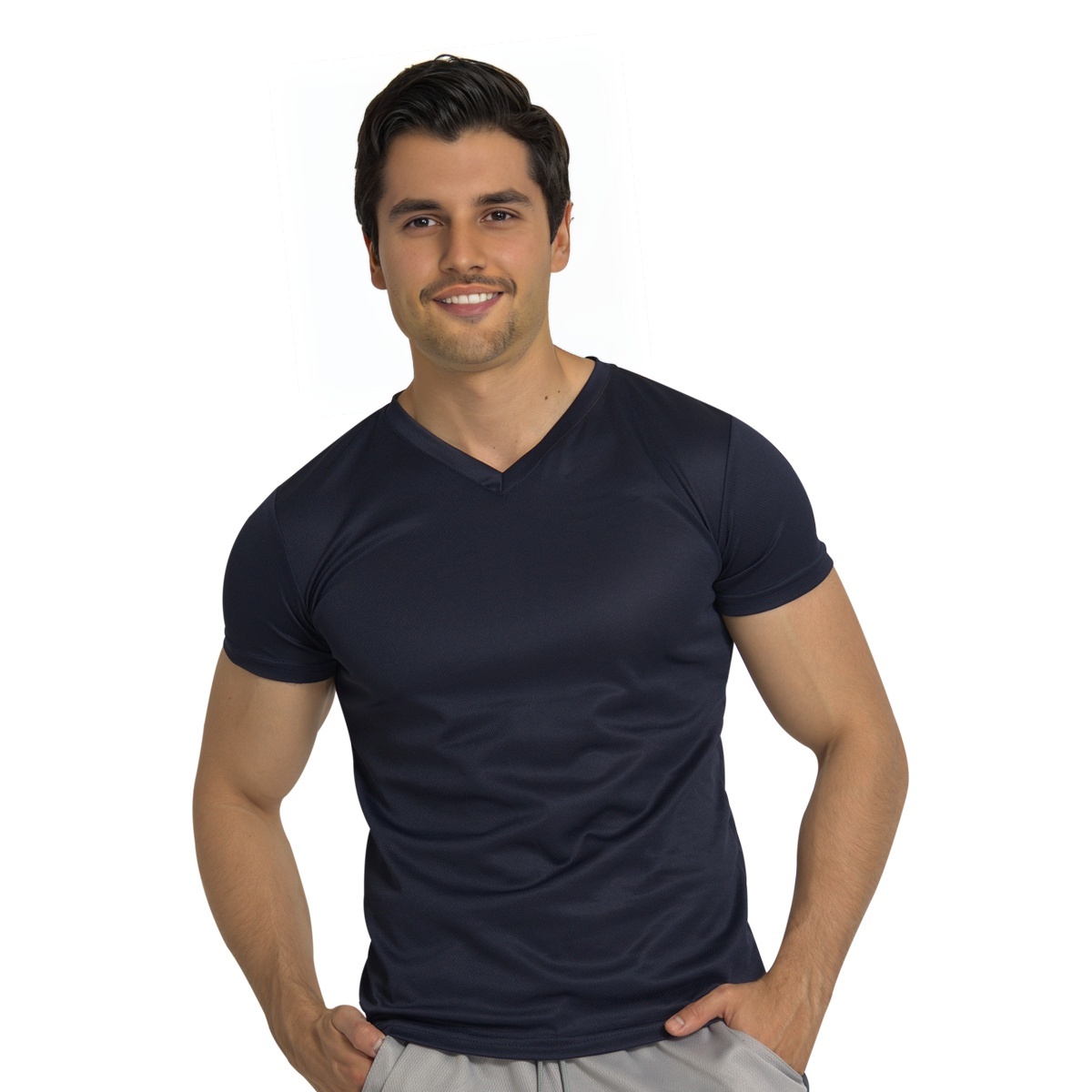 5 Playeras Deportivas Gym Hombre 