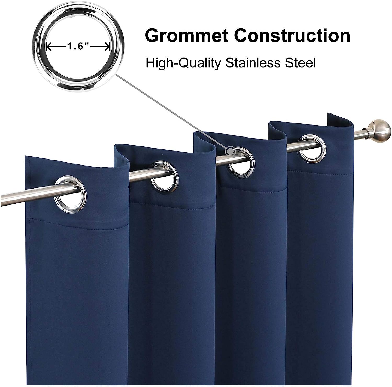 CORTINAS BLACKOUT 2 PANELES 2.60M ANCHO X 2.14M LARGO.