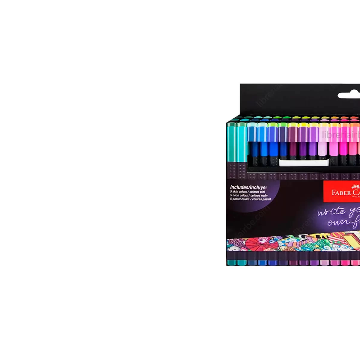 Marcadores Punta Fina 50 Piezas Faber Castell 679835 CST