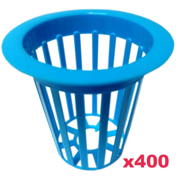 Venta de Vasos para Hidroponía MXRBB-020 400 Pzs 2" Diámetro Altura 6 cm Azul Plástico, HydroBlue