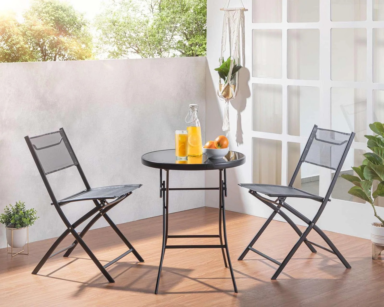 Juego de Jardín Congo mesa y sillas plegables