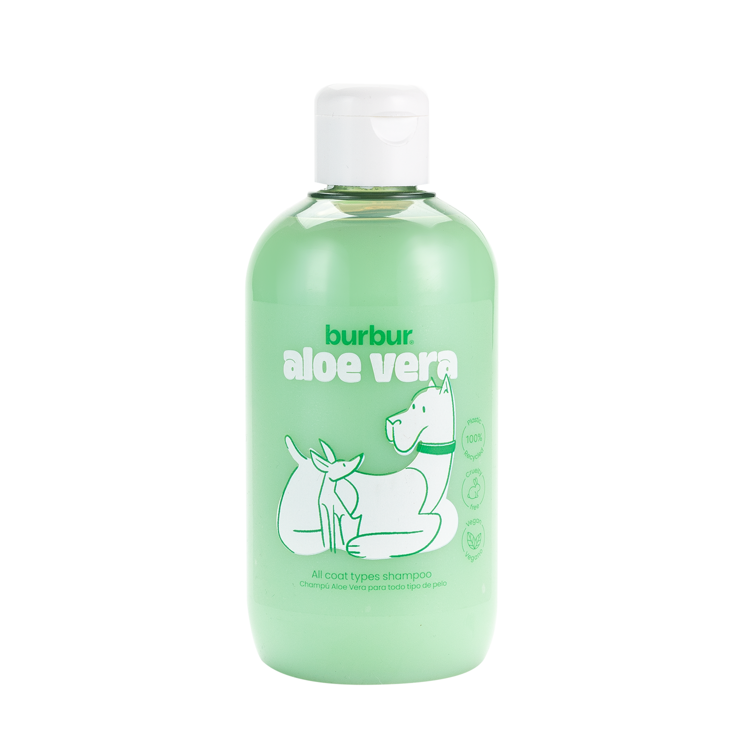 Burbur Shampoo Aloe Vera para Perros y Gatos de 400 ml