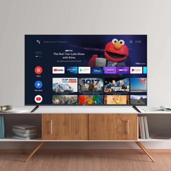 Pantalla Sansui 50" 4K Ultra HD DLED SMART, Android TV equipado con Asistente de GOOGLE