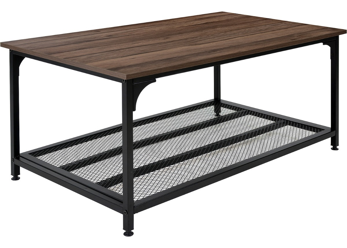 Mesa Centro Hogar Minimalista Industrial 100 X 60 X 47 Cm Acero