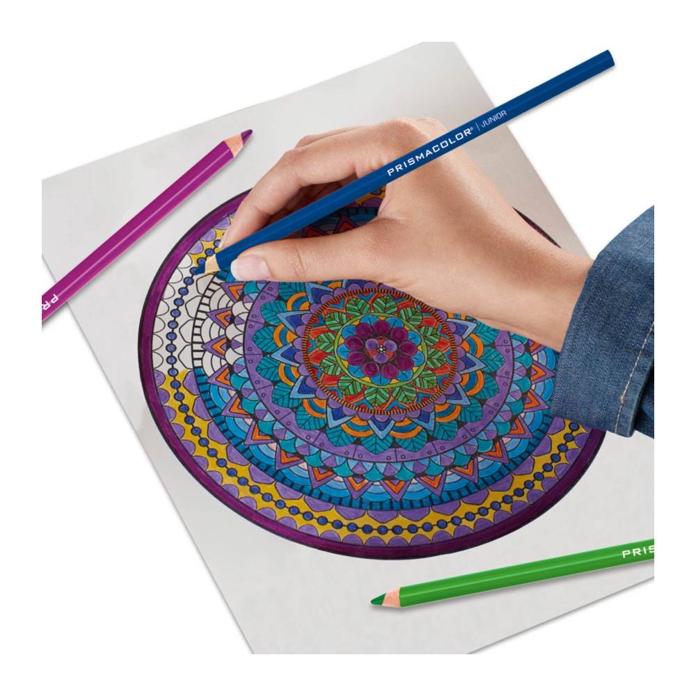 Set Lápices de Colores Prismacolor Junior 24 pzas + Lápices de Grafito Mirado 10 Piezas