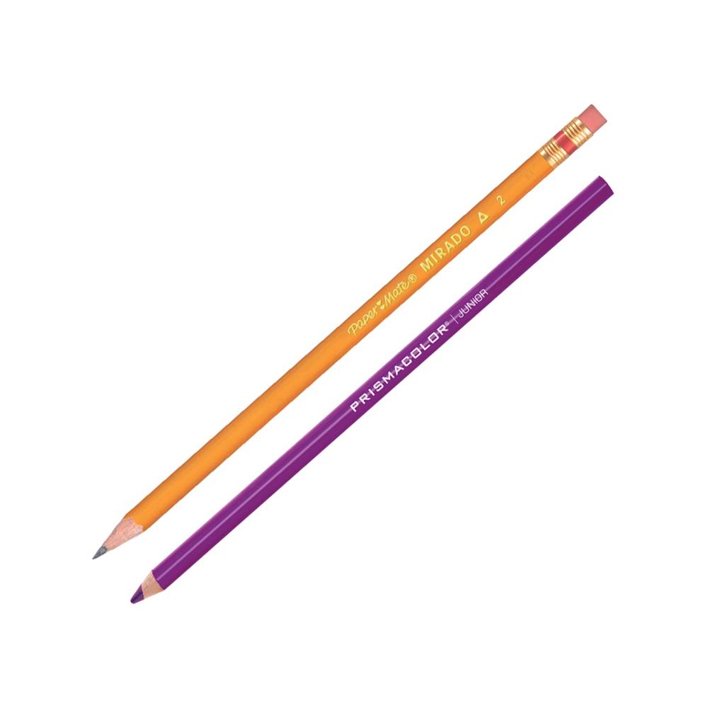 Set Lápices de Colores Prismacolor Junior 24 pzas + Lápices de Grafito Mirado 10 Piezas