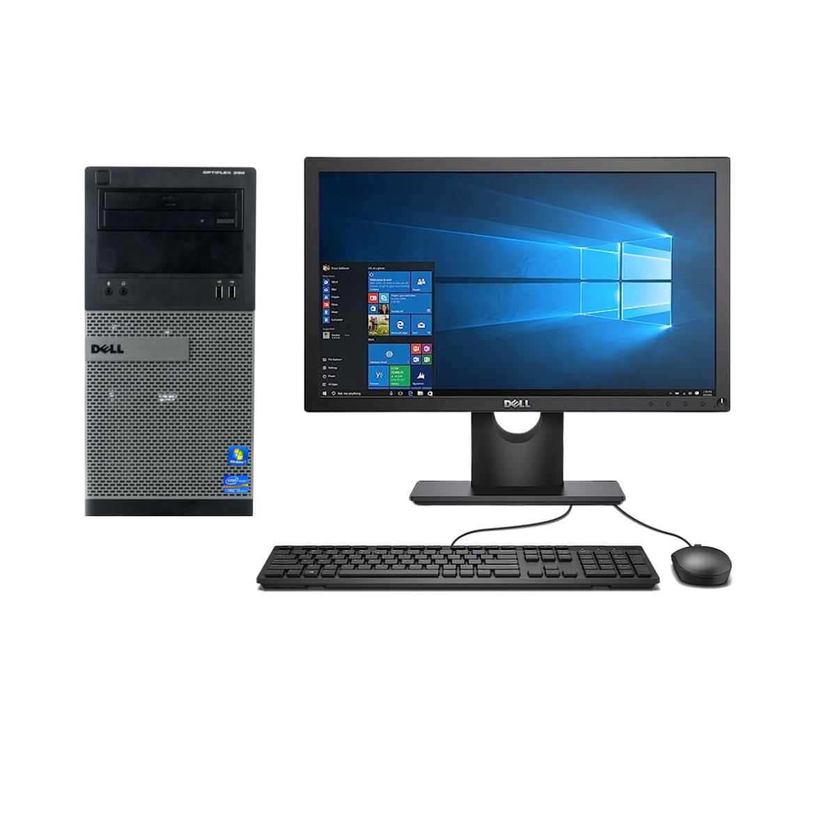 DELL OPTIPLEX 390 | CORE I5 | 2DA GEN | MT | 8 GB RAM | 240 SSD | MONITOR DE 22¨ (REACONDICIONADO GRADO A)