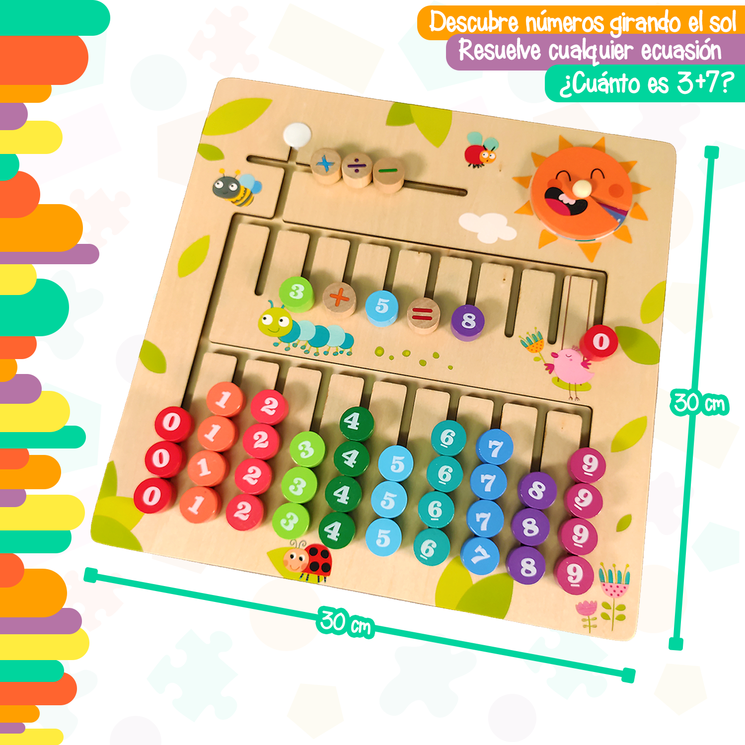 Tablero de operaciones matemáticas