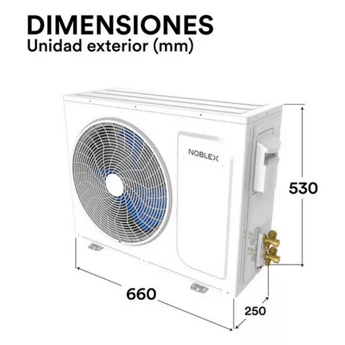 Aire Acondicionado Noblex Split Inverter F/c 12000 Btu 115v