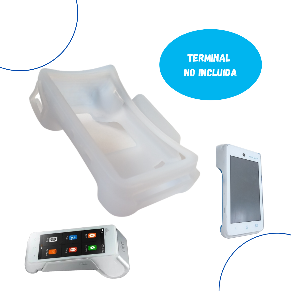 Funda Protectora De Terminal De Pago Point Smart Y Pax A910