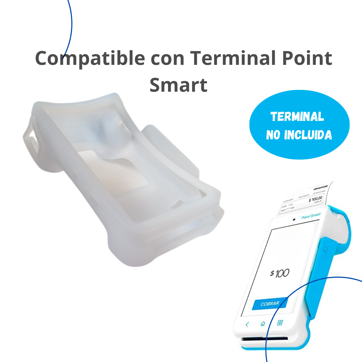 Funda Protectora De Terminal De Pago Point Smart Y Pax A910