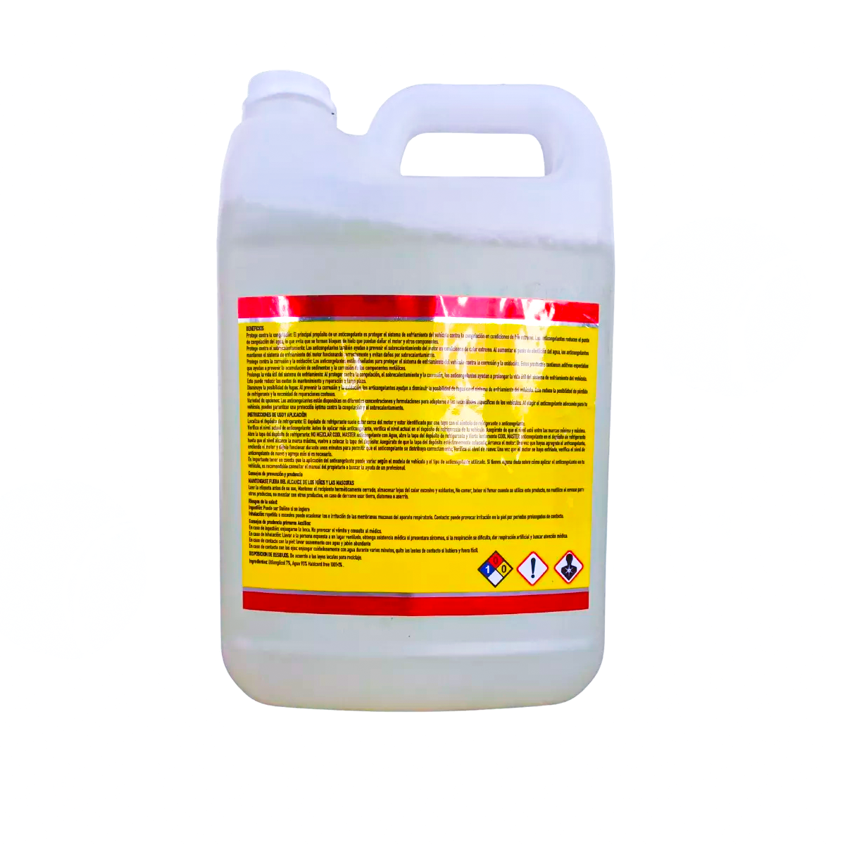 Anticongelante Verde Cool Master Galón 3.78lt Listo Pa Usar