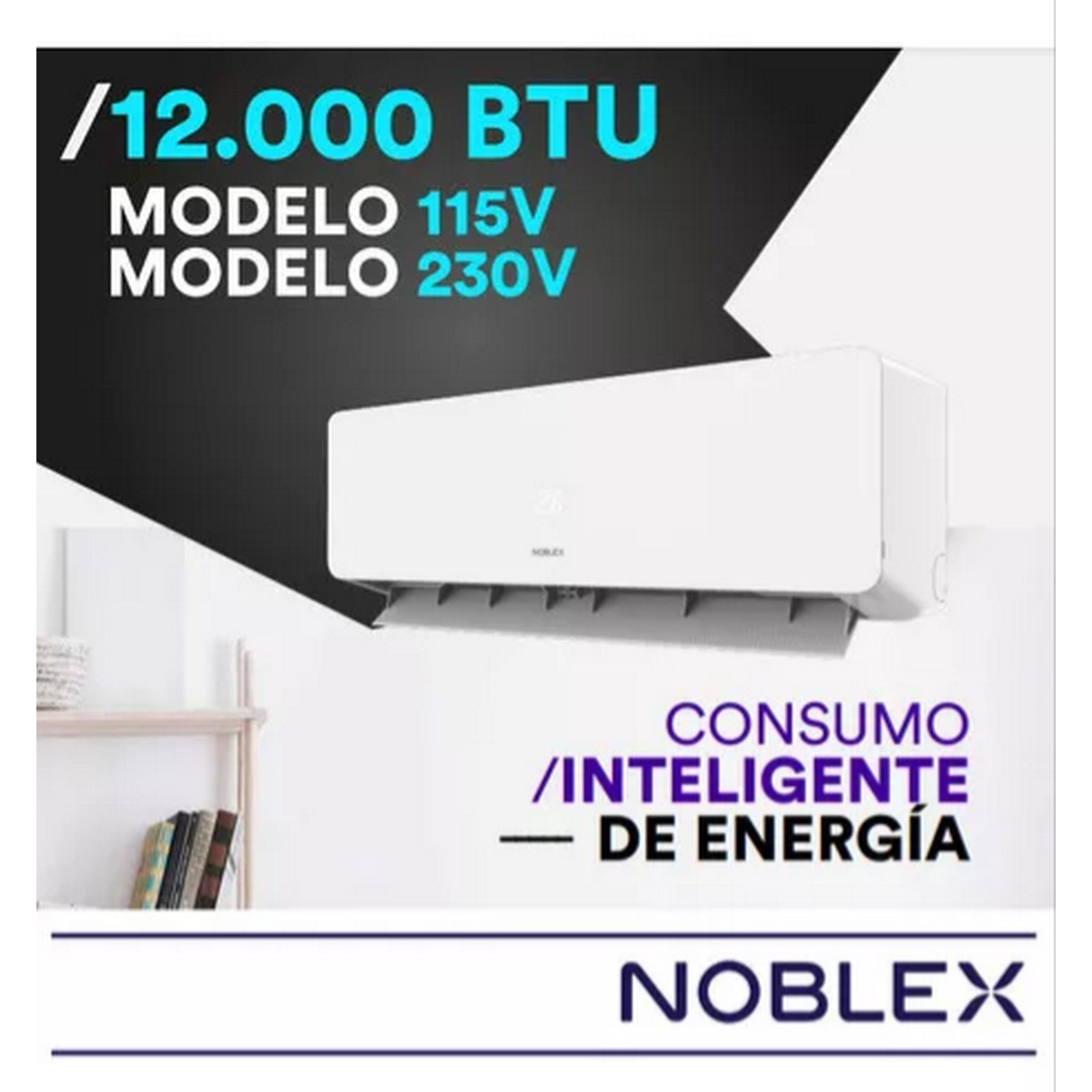 Aire Acondicionado Noblex Split Frío Calor 12000 Btu 230v