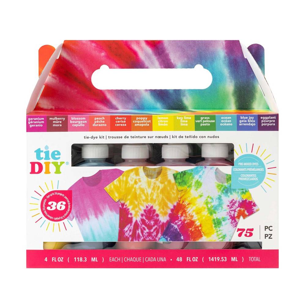 Pinturas para Tela Tie Diy, Pintura Textil para Ropa, 12 pzas de 118 ml