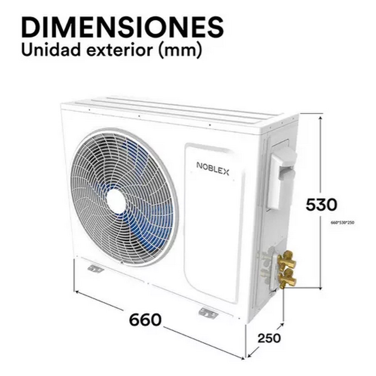 Aire Acondicionado Noblex Split Frío 12000 Btu 230v