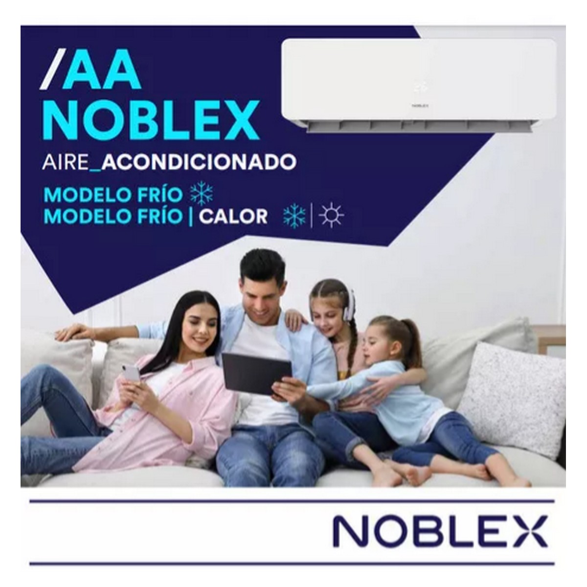 Aire Acondicionado Noblex Split Frío Calor 12000 Btu 115v