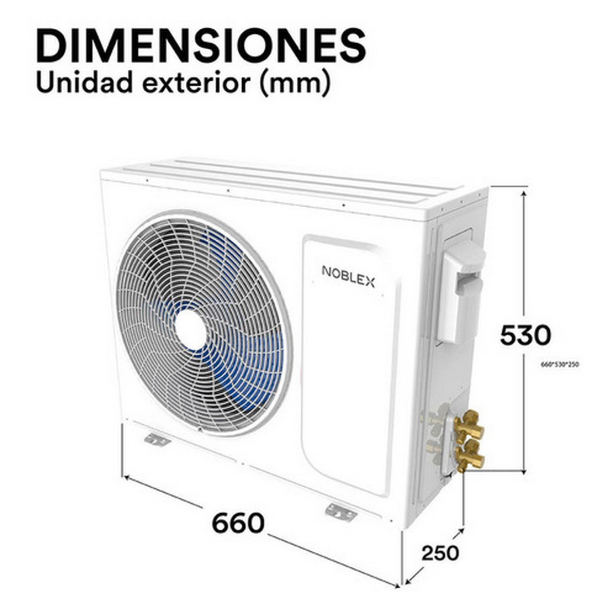 Aire Acondicionado Noblex Split Frío 12000 Btu 115v