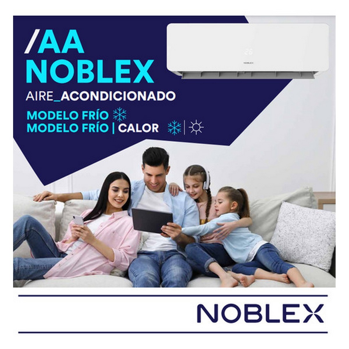 Aire Acondicionado Noblex Split Frío 12000 Btu 115v