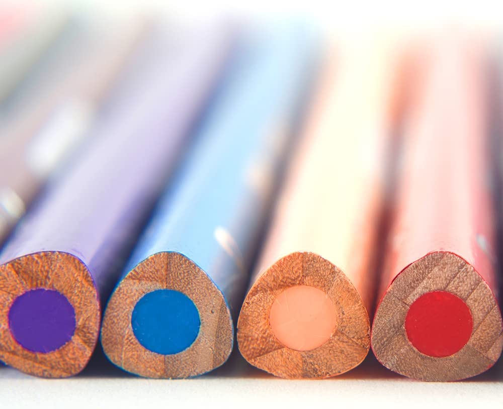 Pelikan Lápices de Colores Triangulares Jumbo, Colores Surtidos, Mina de 5mm, 18 piezas