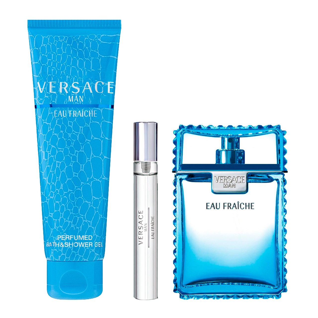 Estuche Versace Man Eau Fraiche 3 pzs Hombre