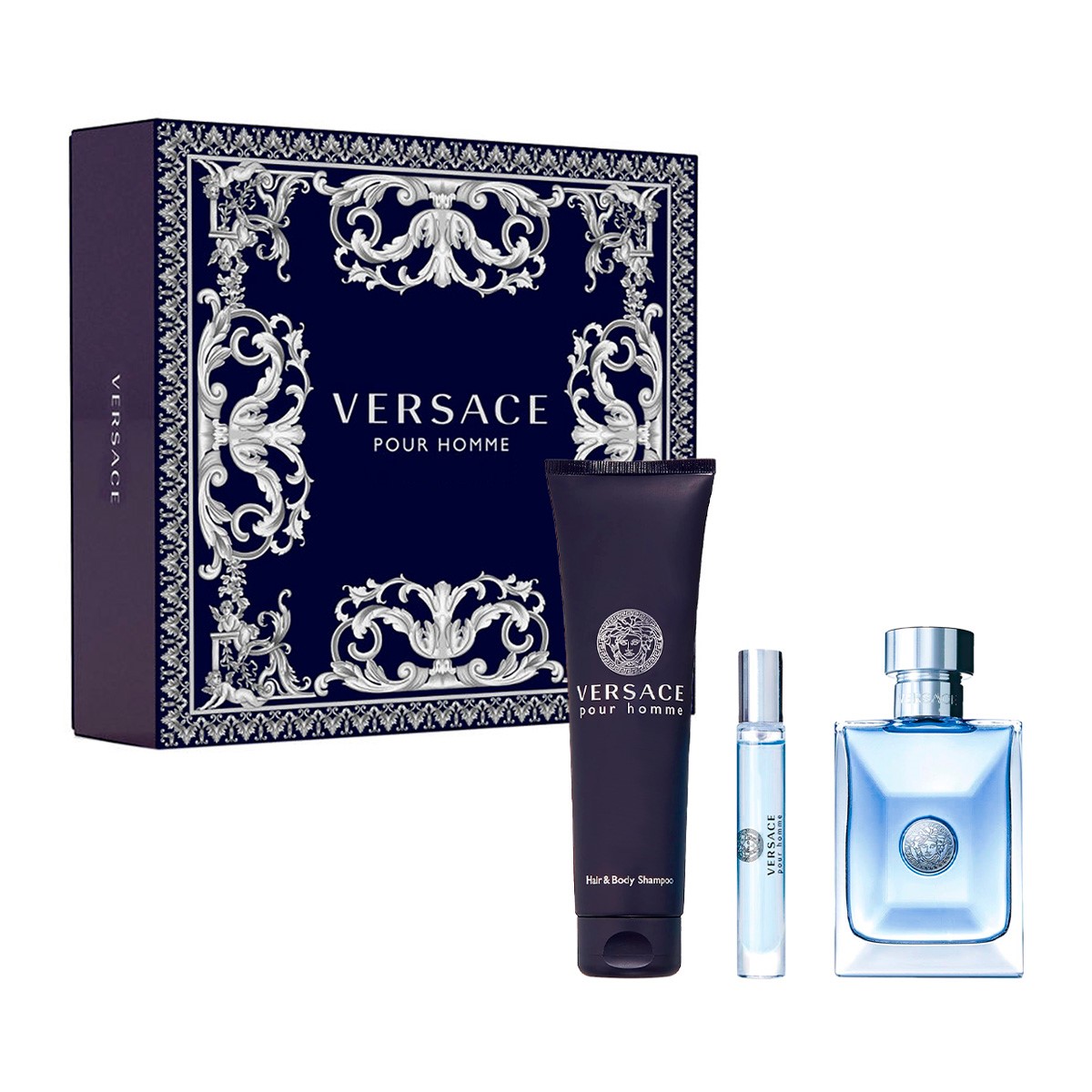 Estuche Versace Pour Homme 3 pzs hombre