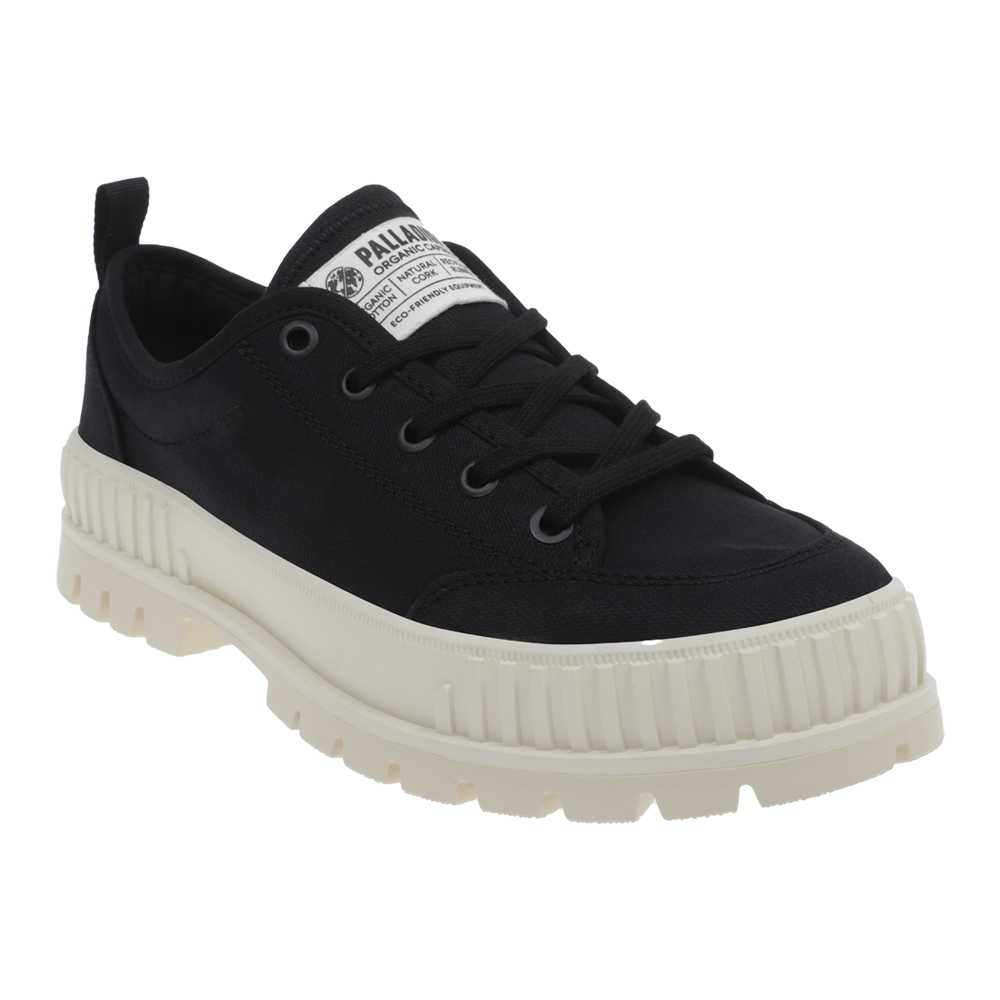 Tenis Negros con Plataforma Negros Palladium Shok LO
