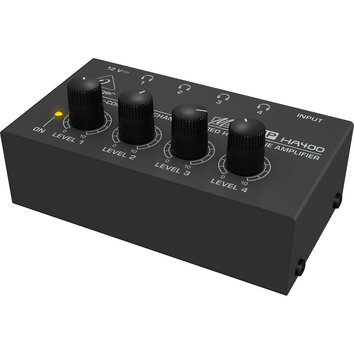 Amplificador Behringer Para Audifonos HA400 4 Canales