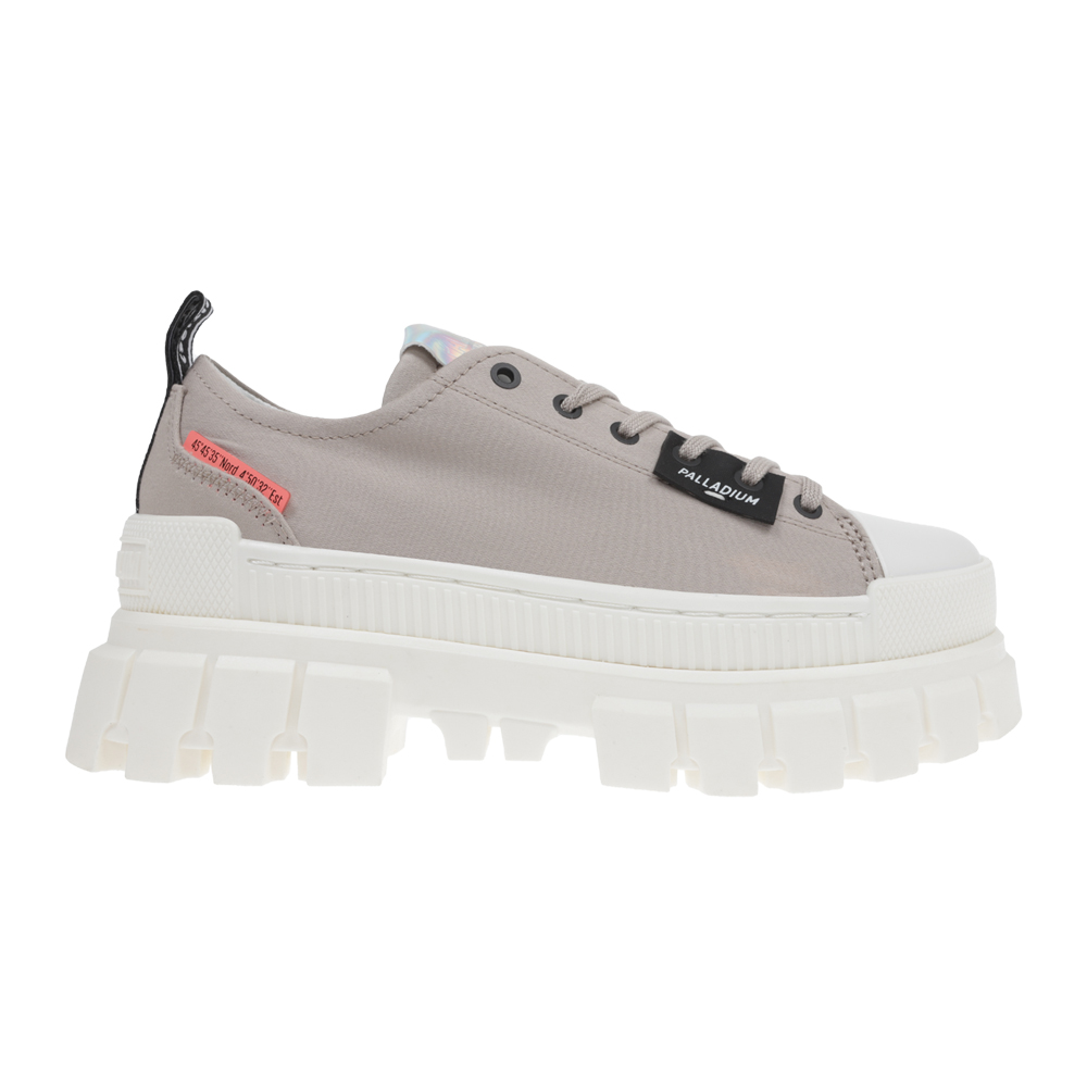 Tenis con Plataforma Palladium Revolt LO Grises
