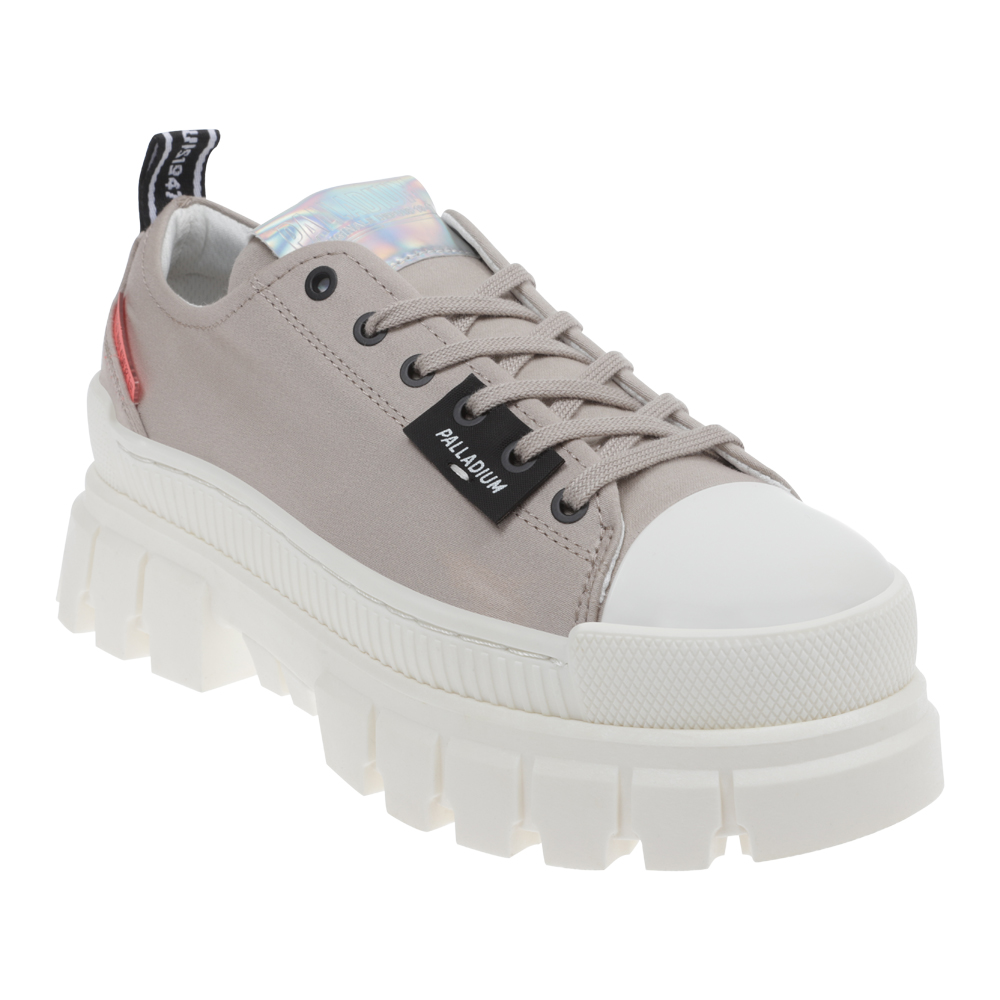 Tenis con Plataforma Palladium Revolt LO Grises
