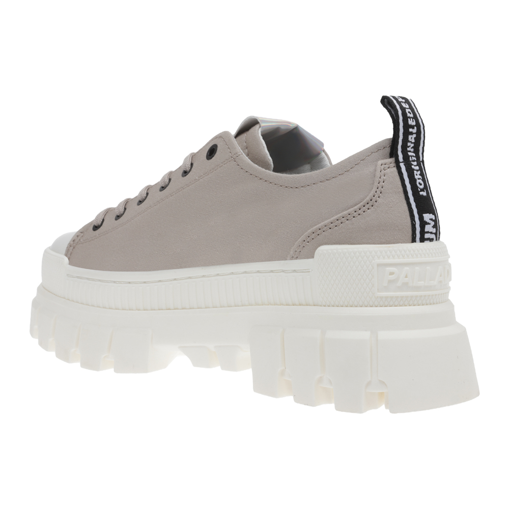 Tenis con Plataforma Palladium Revolt LO Grises