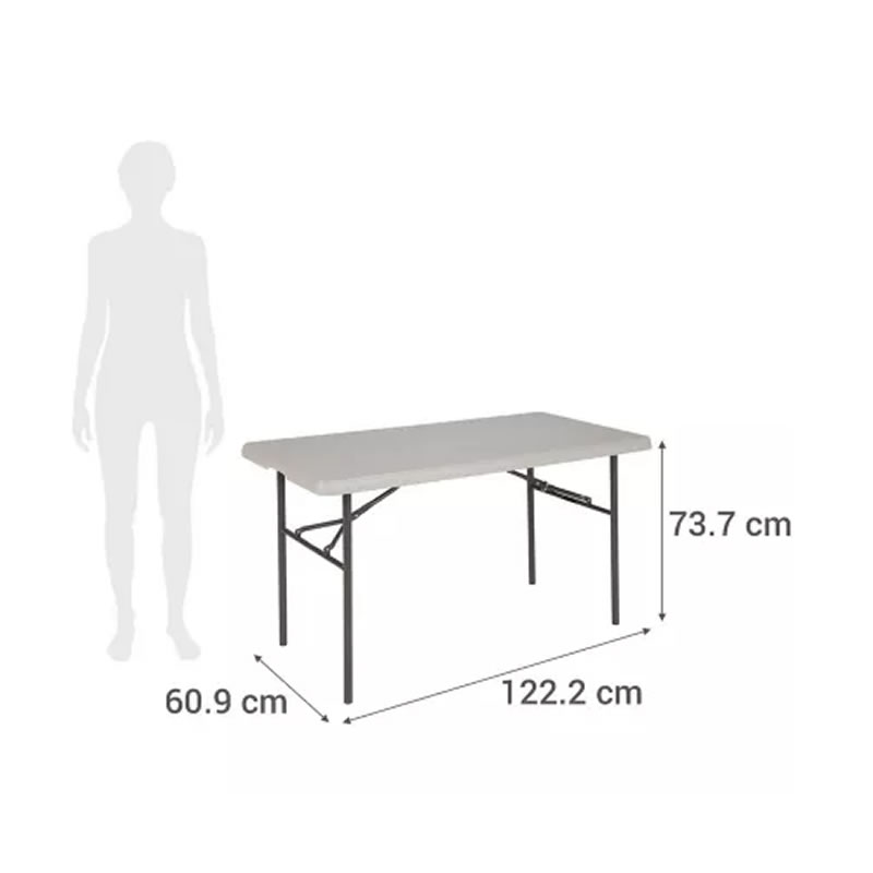 Mesa Plegable de Polietileno 1.22 m Lifetime 109657 SMAC