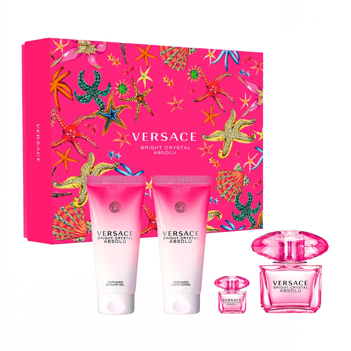 Estuche Versace Bright Crystal Absolu  4 pzs Dama