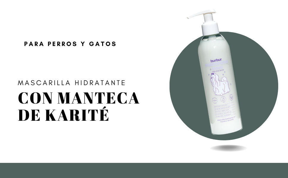 burbur Mascarilla Hidratante con Manteca de Karité de 250 ml