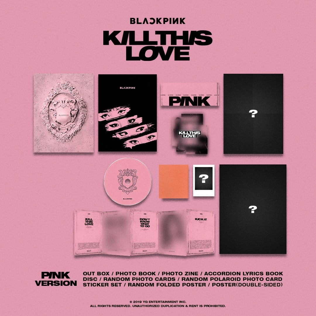 BLACKPINK - Kill this love (Versión Pink) Album Kpop