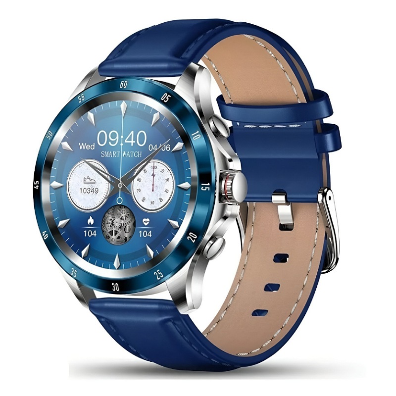 Reloj Inteligente Hombre Deportivo Reloj Samrtwach Bluetooth azul