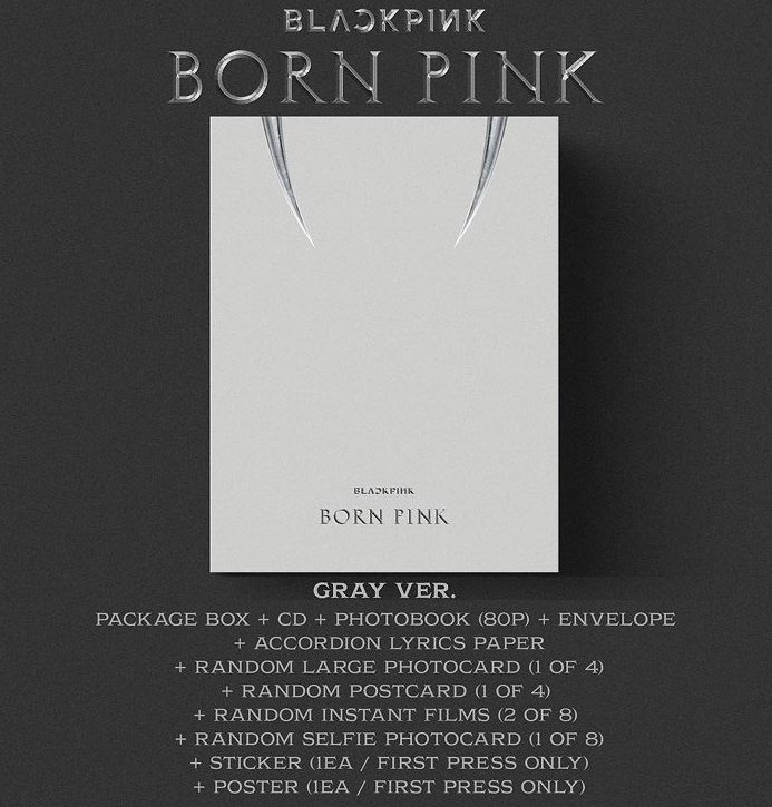 BLACKPINK - Born Pink (Box Set Ver. Grey) 2nd Album kpop